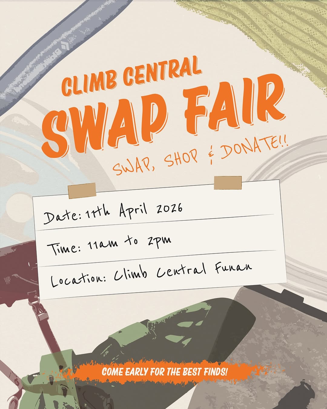 Climb Central Swap Fair