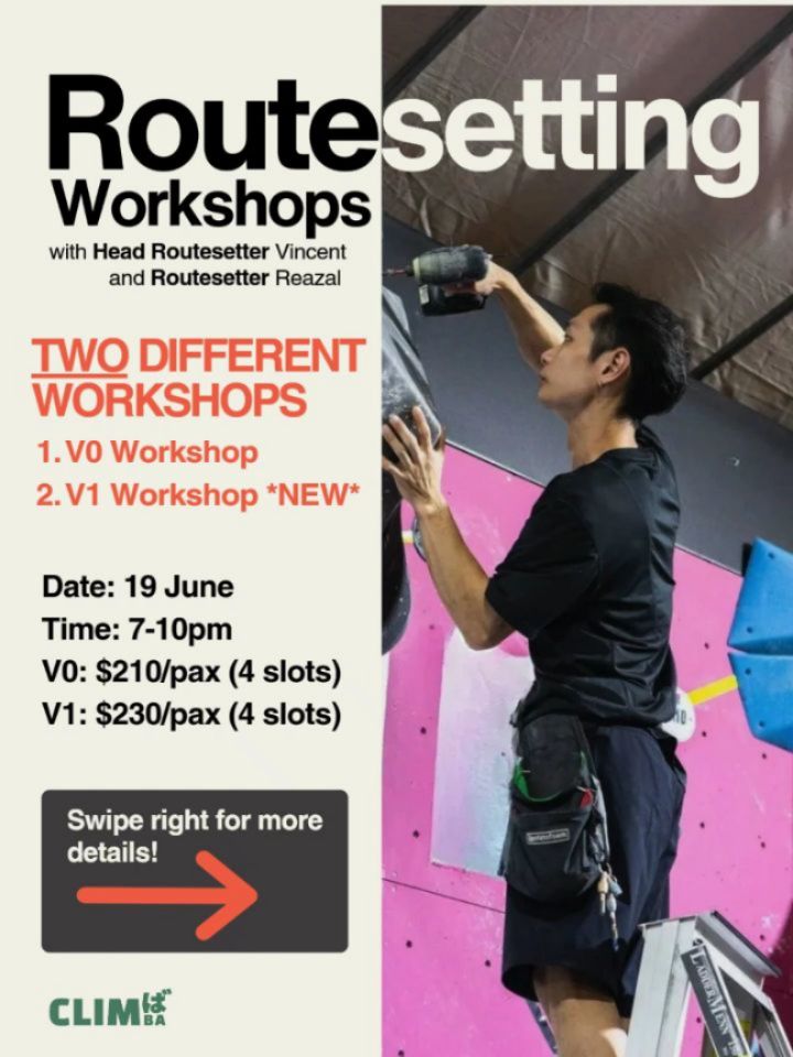 V0 Workshop - Introduction to Routesetting