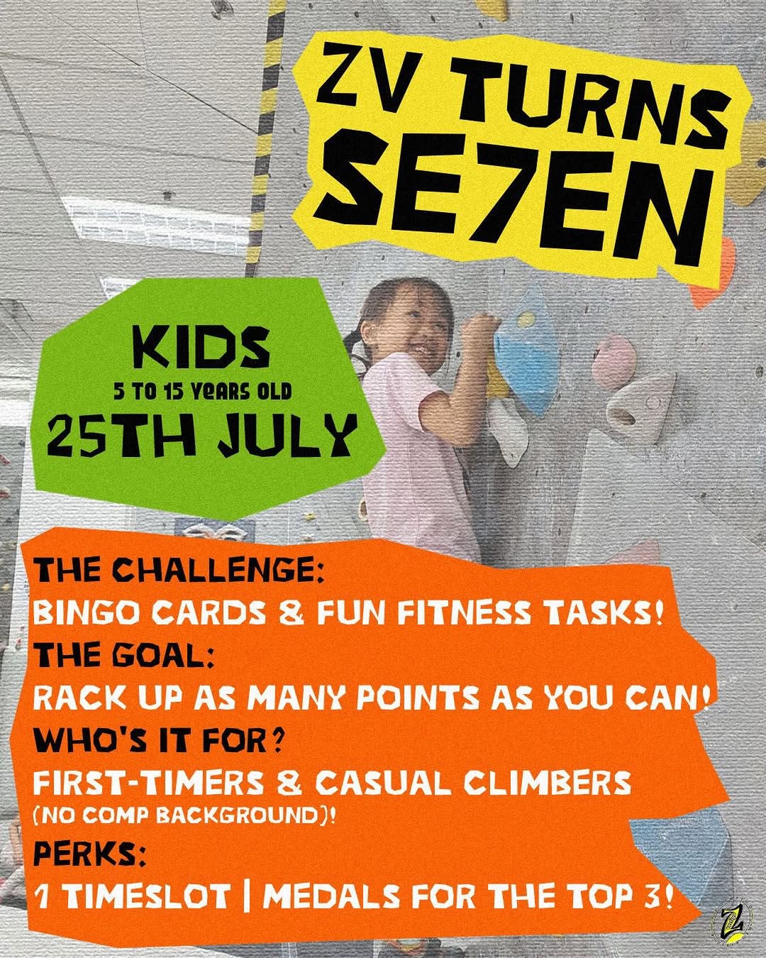 Z-Vertigo SE7EN: Bingo Climbing Challenge