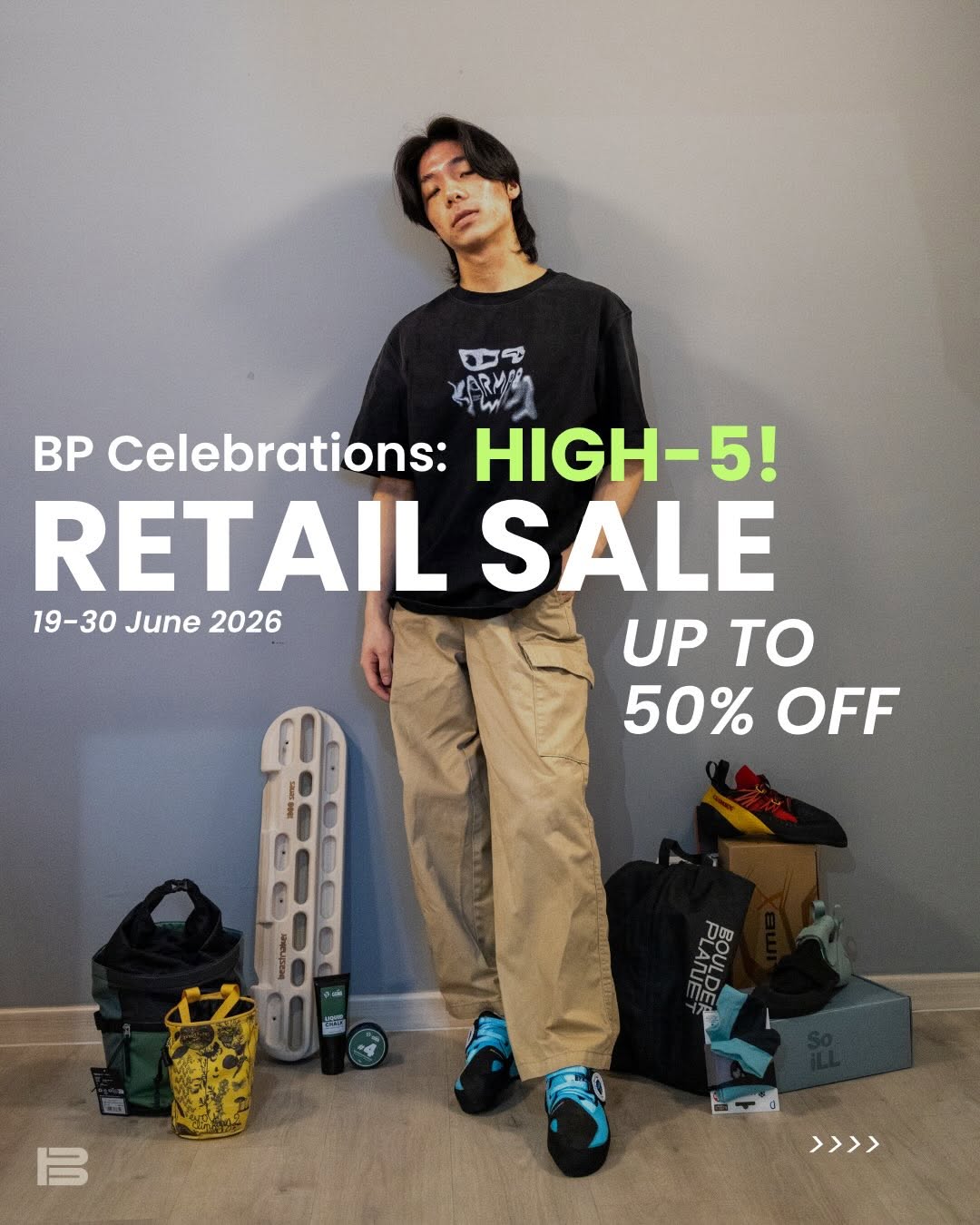 BP Celebrations: HIGH-5! Retail Sale is here! ✋From 19-30 June, enjoy our biggest retail sale yet.

