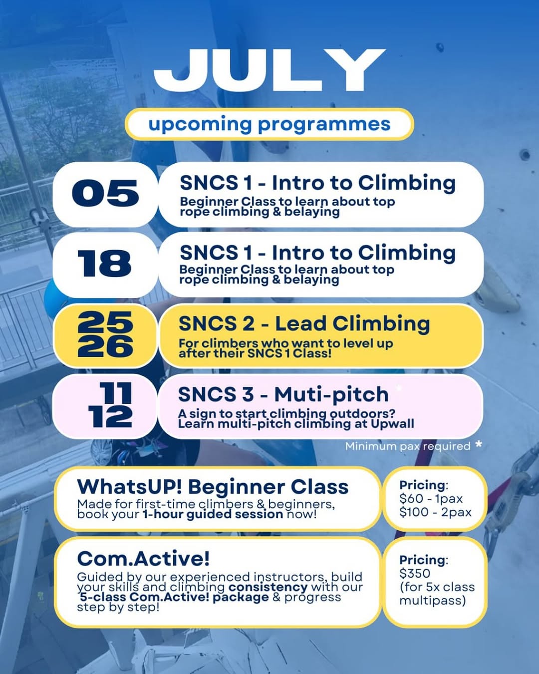 SNCS 2 - Lead Climbing