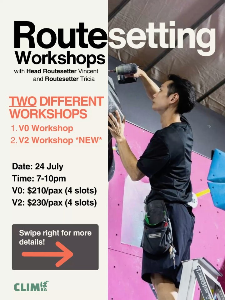 V0 Workshop - Introduction to Routesetting