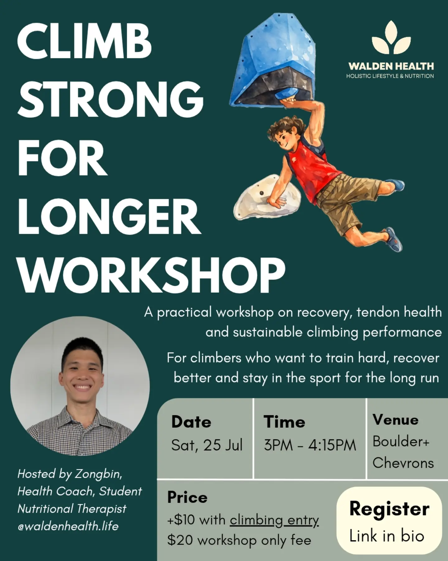 Climbing Recovery Workshop