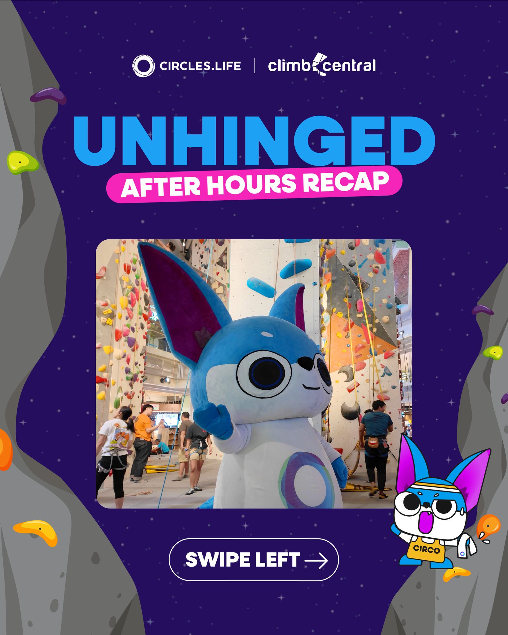 What. A. Night. 🩵

Unhinged After Hours was everything we hoped it'd be. From first-time climbers c