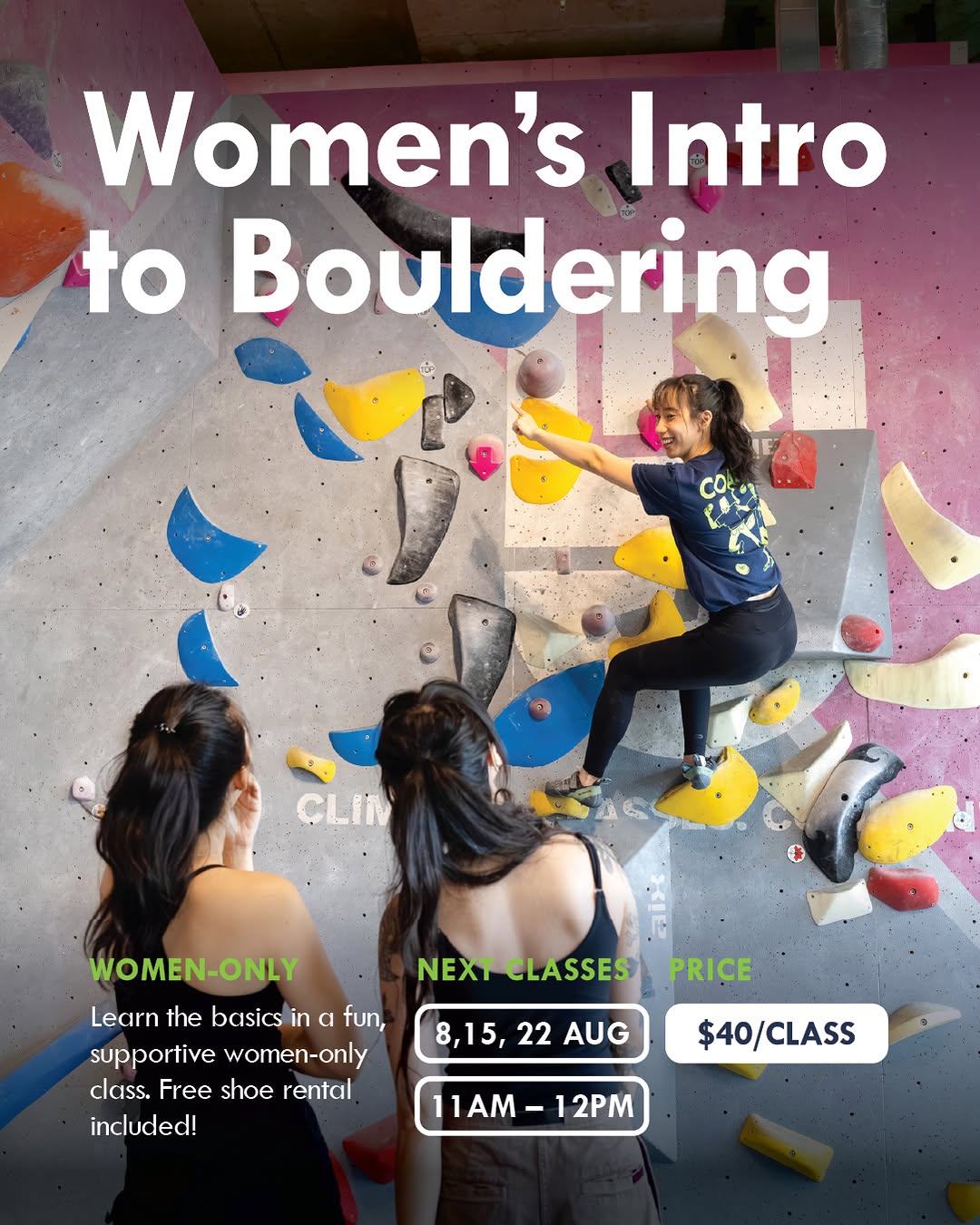 Women's Intro to Bouldering