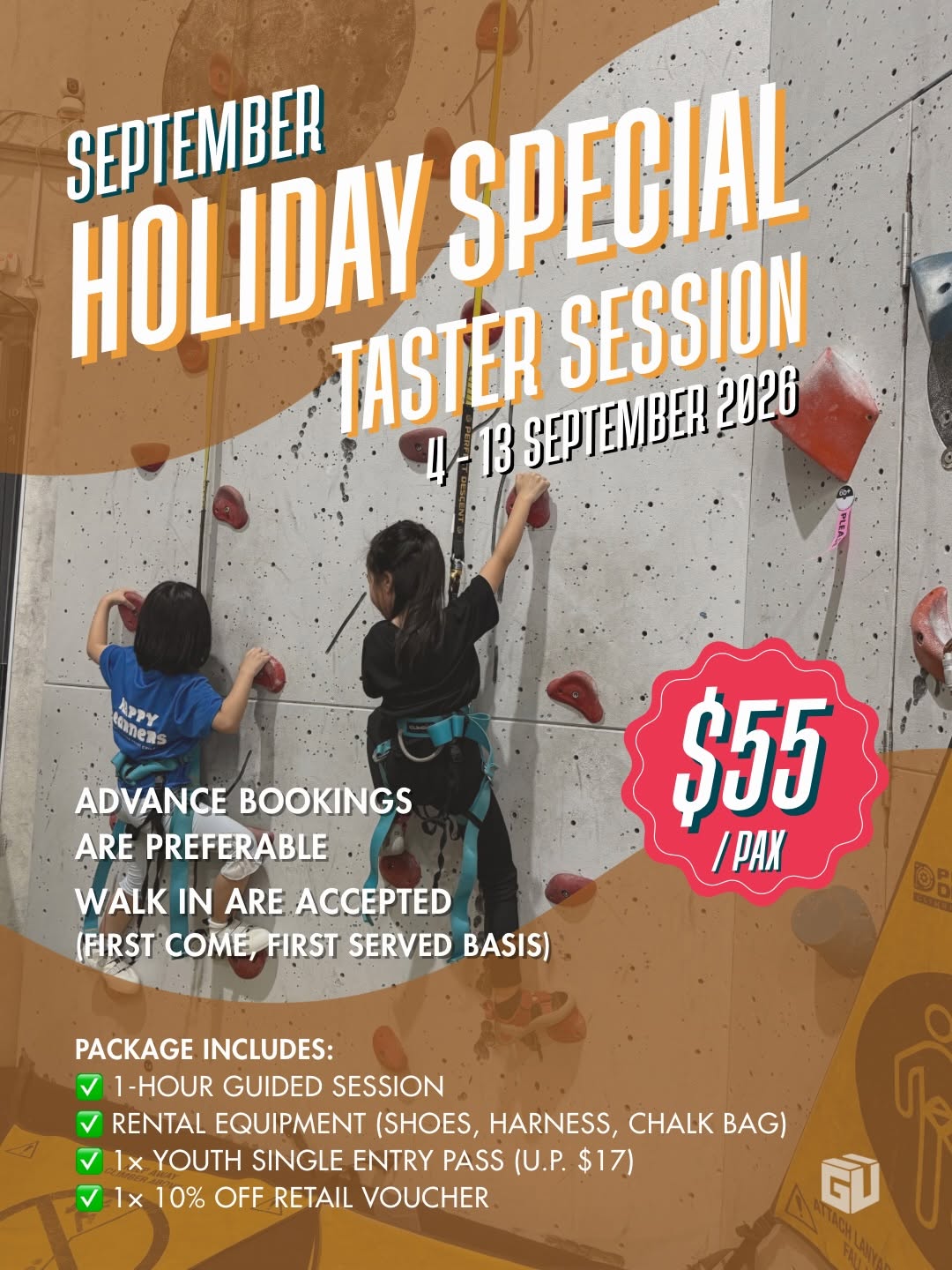 September Holiday Special Taster Session