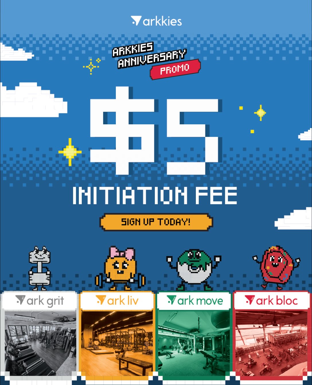 5 years. $5 initiation fee. ๐
Weโre kicking off Anniversary Month with one of our biggest deals ye