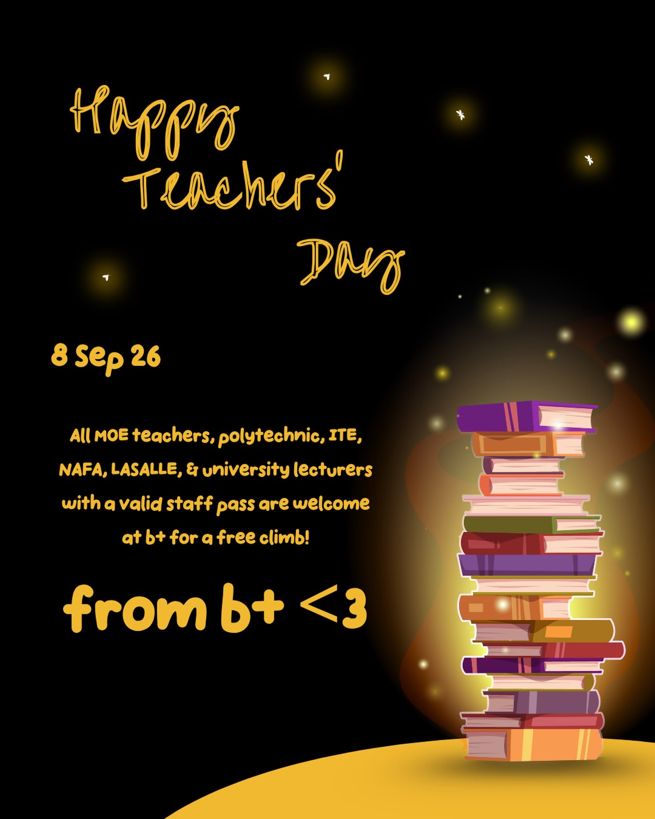 Teachers' Day Free Climb
