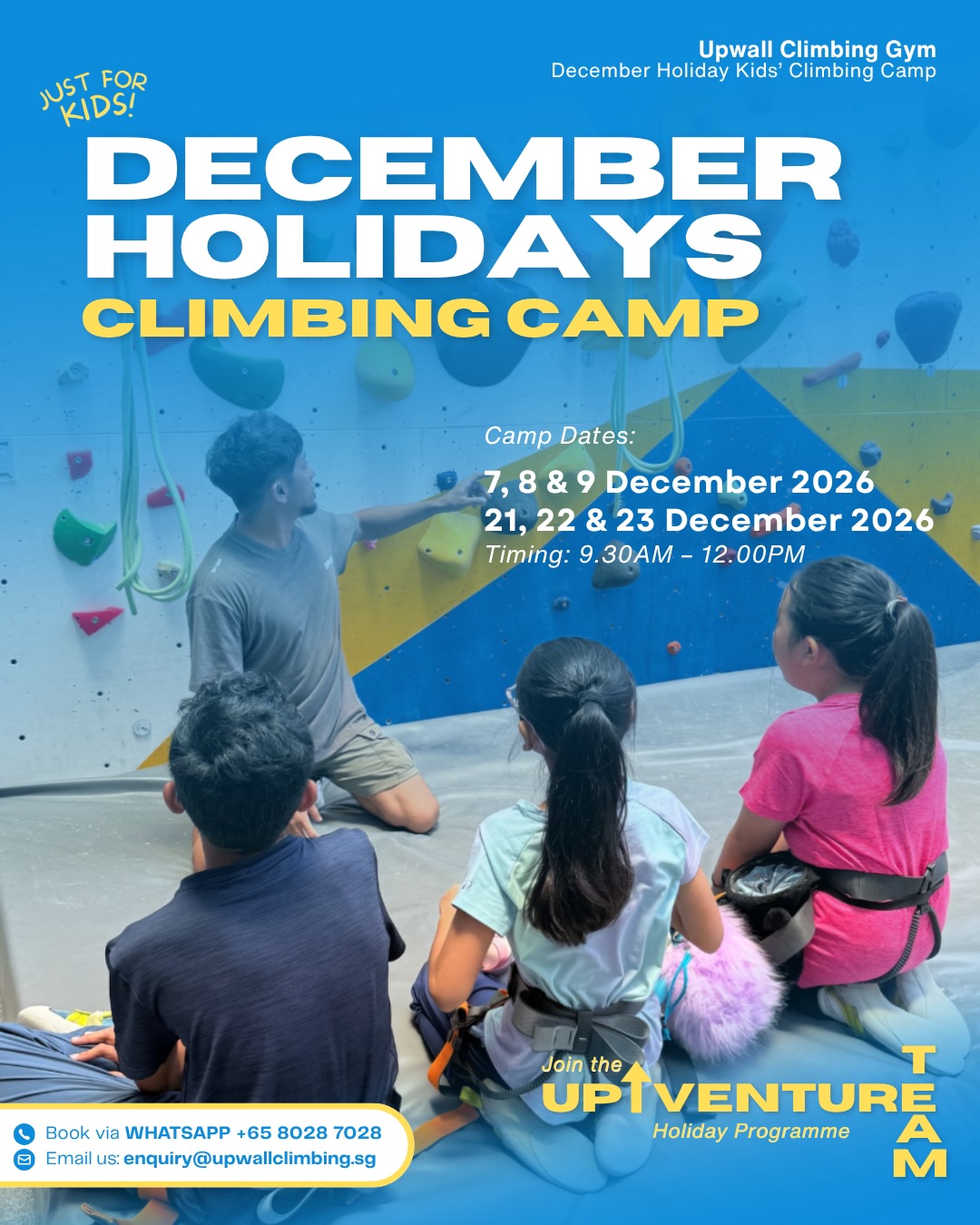 Upventure Holiday Climbing Camp