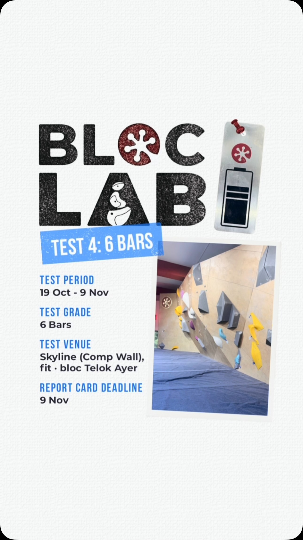Bloc Lab Test 4: 6 Bars